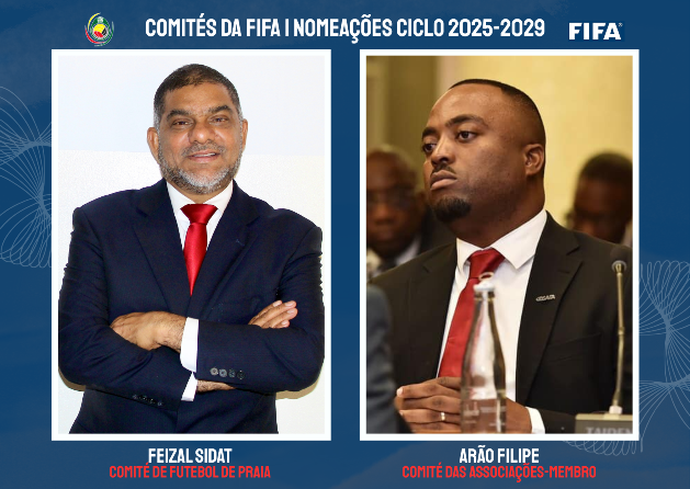 Feizal Sidat e Arão Filipe nomeados para Comités da FIFA